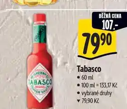 Albert Tabasco 60 ml nabídka