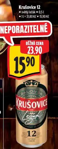Albert Krušovice 12 0,5 l nabídka
