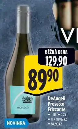 Albert DeAngeli Prosecco Frizzante 0,75 l nabídka