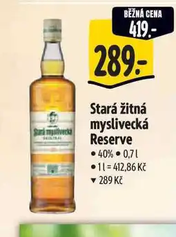 Albert Stará žitná myslivecká Reserve 0,7 l nabídka