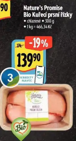 Albert Nature's Promise Bio Kuřecí prsní řízky nabídka