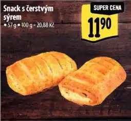 Albert Snack s čerstvým sýrem nabídka