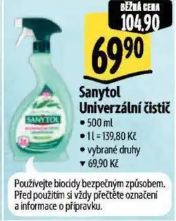 Albert SANYTOL Univerzální čistič nabídka