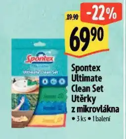 Albert Spontex Ultimate Clean Set Utěrky z mikrovlákna nabídka