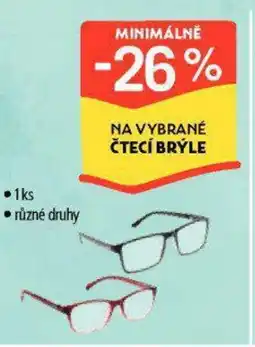 Albert Na vybrané čtecí brýle nabídka