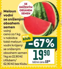 Billa Meloun vodní se sníženým obsahem semen nabídka
