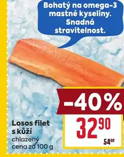 Billa Losos filet s kůží nabídka