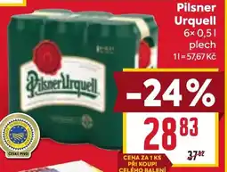 Billa Pilsner Urquell nabídka