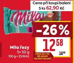 Billa Mila řezy nabídka