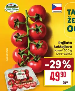Billa Rajčata koktejlová nabídka