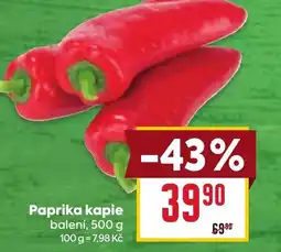 Billa Paprika kapie nabídka
