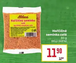 Billa Hořčičné semínko celé nabídka