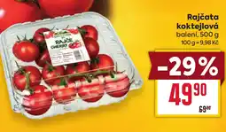 Billa Rajčata koktejlová nabídka