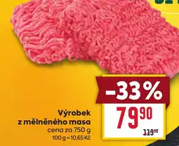 Billa Výrobek z mělněného masa nabídka