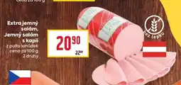 Billa Extra jemný salám, Jemný salám s kapií nabídka