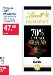 Makro Čokoláda Lindt Excellence nabídka