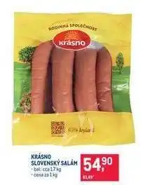 Makro KRÁSNO SLOVENSKÝ SALÁM nabídka