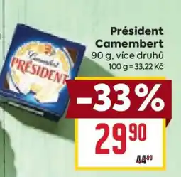 Billa Président camembert nabídka