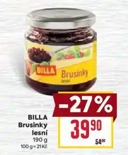Billa BILLA Brusinky lesní nabídka