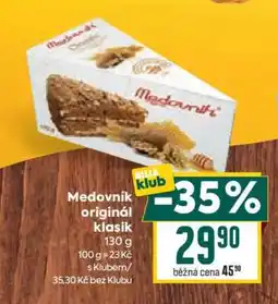 Billa Medovník originál Klasik nabídka
