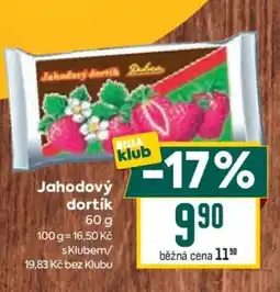 Billa Jahodový dortík nabídka