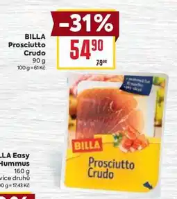 Billa BILLA Prosciutto Crudo nabídka