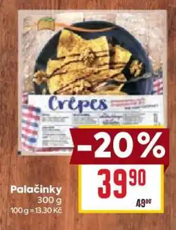 Billa Palačinky nabídka