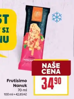 Billa Frutisimo nanuk nabídka
