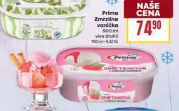 Billa Prima Zmrzlina vanička nabídka