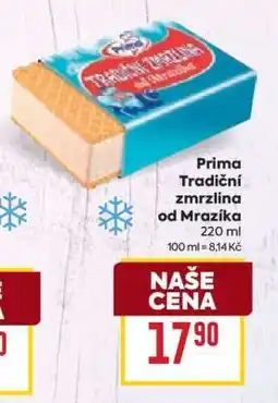 Billa Prima Tradiční Zmrzlina od Mrazíka nabídka