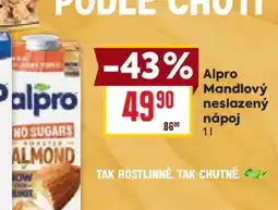 Billa Alpro Mandlový neslazený nápoj nabídka