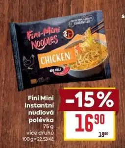 Billa Fini Mini Instantní nudlová polévka nabídka