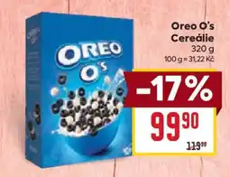 Billa Oreo O’s Cereálie nabídka