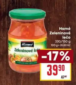 Billa HAMÉ ZELENINOVÉ LEČO nabídka