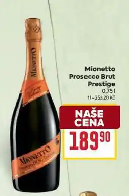 Billa Mionetto Prosecco Brut Prestige nabídka