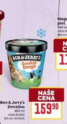 Billa Ben & Jerry’s Zmrzlina nabídka