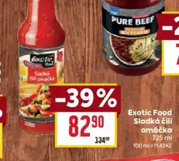 Billa Exotic Food Sladká čili omáčka nabídka