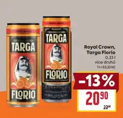 Billa Royal Crown, Targa Florio nabídka
