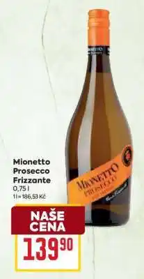 Billa Mionetto Prosecco Frizzante nabídka