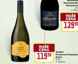 Billa Scalini Prosecco Frizzante D.O.C nabídka