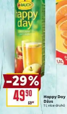 Billa Happy Day džus nabídka