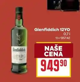 Billa Glenfiddich 12YO nabídka