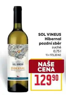 Billa SOL VINEUS Hibernal pozdní sběr nabídka