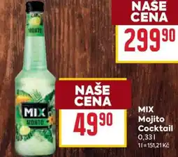 Billa MIX Mojito Cocktail nabídka