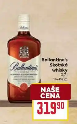 Billa Ballantine’s Skotská whisky nabídka