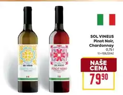 Billa SOL VINEUS Pinot Noir, Chardonnay nabídka