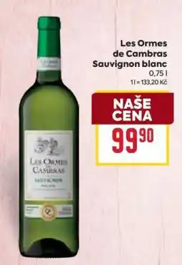 Billa Les Ormes de Cambras Sauvignon blanc nabídka