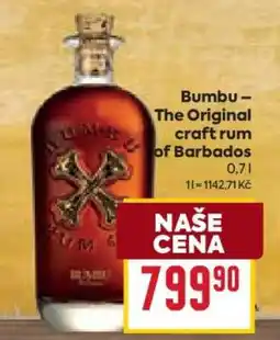 Billa Bumbu – The Original craft rum of Barbados nabídka