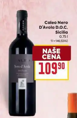 Billa Caleo Nero d'Avola D.O.C. Sicilia nabídka