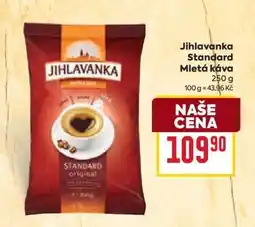 Billa Jihlavanka Standard mletá káva nabídka